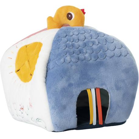 Maison en tissu Bleu, rose, écru 4 - vertbaudet enfant 