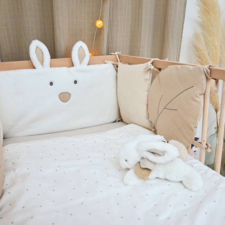 Tour de lit happy wild Beige, blanc 3 - vertbaudet enfant 
