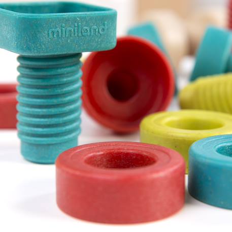 Eco activité écrous et boulons VIOLET 3 - vertbaudet enfant 