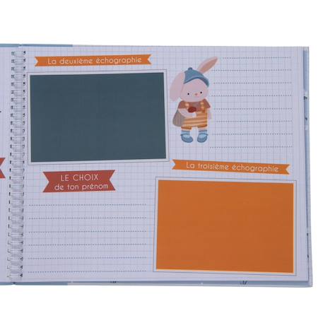 Album de naissance Bleu, marron, blanc 2 - vertbaudet enfant 