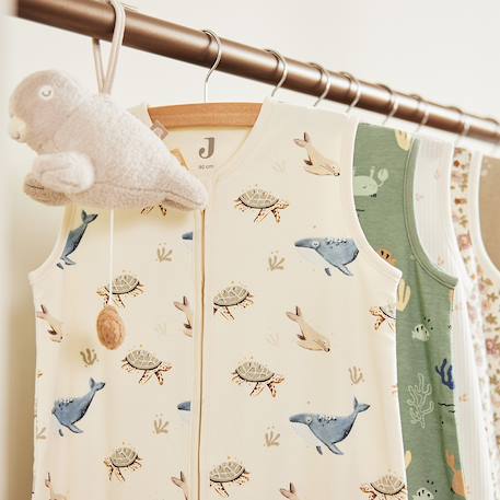Gigoteuse légère en jersey Blanc, corail+Ecru, bleu, marron 10 - vertbaudet enfant 