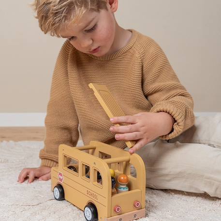 Bus scolaire avec figurines Jaune, bleu, rose 5 - vertbaudet enfant 