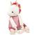 Sac à dos doux lena Blanc, rose 2 - vertbaudet enfant 