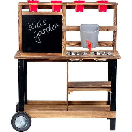 Cuisine d'été avec barbecue en bois Multicolore 4 - vertbaudet enfant 