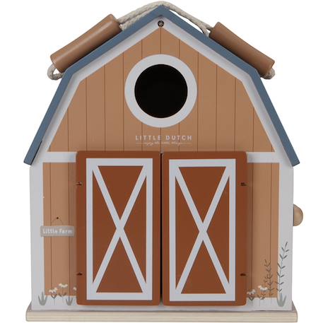 Ferme en bois little farm Multicolore 3 - vertbaudet enfant 