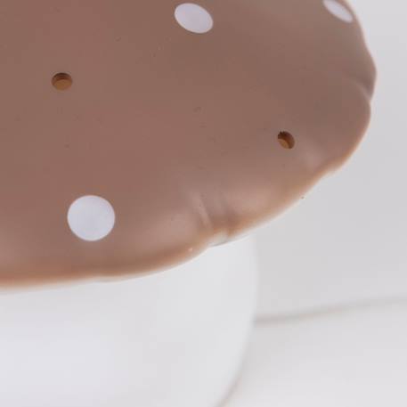 Lampe veilleuse champignon Eclairage tamisée Blanc, beige+Marron, blanc 8 - vertbaudet enfant 