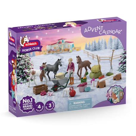 Calendrier de l'avent horse club 3 Violet 1 - vertbaudet enfant 