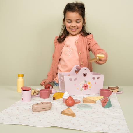 Panier de pique-nique Rose, vert d'eau, jaune 5 - vertbaudet enfant 
