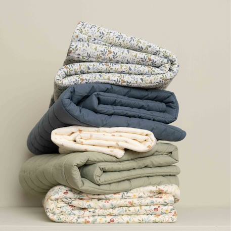 Couverture de berceau Blanc, multicolore+Bleu 7 - vertbaudet enfant 
