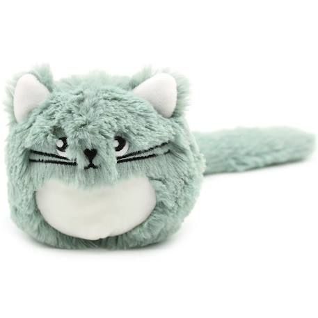 Peluche miaou le chat maman et bébé menthe (32 cm) Vert d'eau, noir, blanc 6 - vertbaudet enfant 