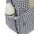 Sac à dos à langer i love vichy noir Noir 6 - vertbaudet enfant 