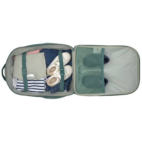 Valise à roulettes bus adventure Gris, bleu clair, moutarde+Vert foncé 8 - vertbaudet enfant 