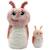 Peluche speedou l'escargot maman et bébé Rose, noir, blanc+Taupe, noir, blanc 3 - vertbaudet enfant 