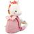 Sac à dos doux lena Blanc, rose 3 - vertbaudet enfant 