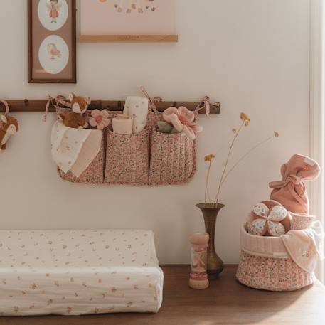 Housse pour matelas à langer fairy wonders (50 x 70 cm) Blanc, multicolore+Blanc, rose 7 - vertbaudet enfant 