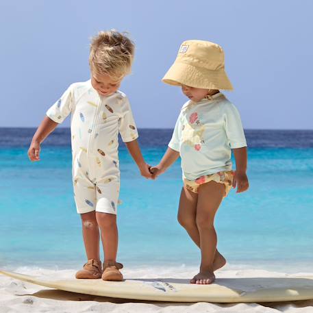 Bob anti-uv vanille (7-18 mois) Vanille 4 - vertbaudet enfant 