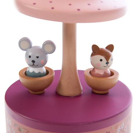 Boîte à musique zoé Rose, violet, gris 2 - vertbaudet enfant 
