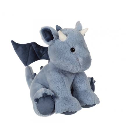Peluche - peluche dragon trendy, bleu jeans 30 cm Bleu 4 - vertbaudet enfant 