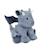 Peluche - peluche dragon trendy, bleu jeans 30 cm Bleu 4 - vertbaudet enfant 