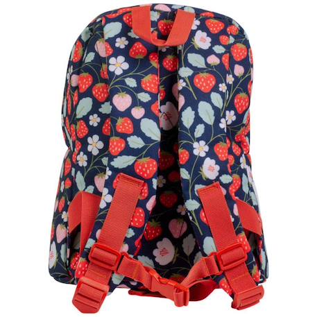 Petit sac à dos fraises Noir, rouge, bleu 3 - vertbaudet enfant 