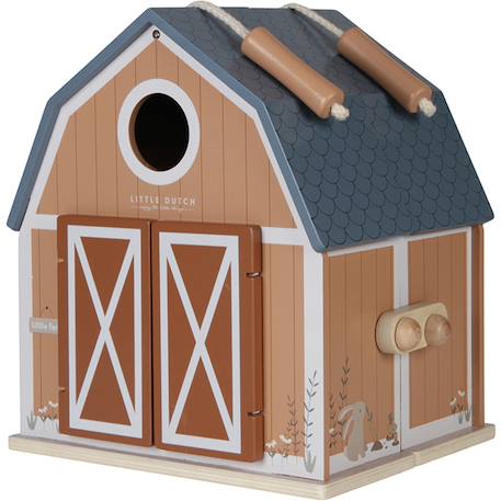 Ferme en bois little farm Multicolore 2 - vertbaudet enfant 