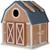 Ferme en bois little farm Multicolore 2 - vertbaudet enfant 