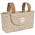 Sac à poussette coeurs poppy cannelle Cannelle, écru 2 - vertbaudet enfant 