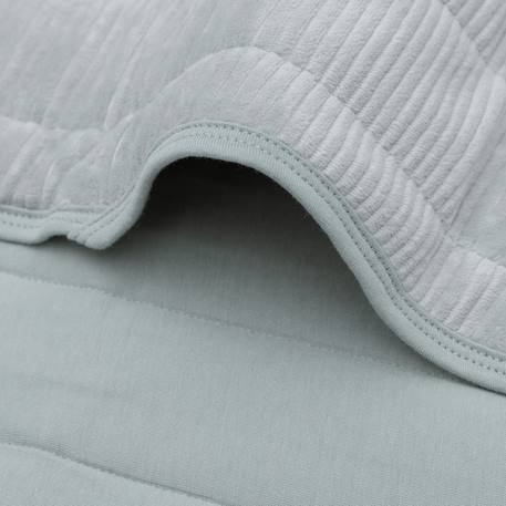 Couverture en jersey velvet rib sea green (75 x 100 cm) Vert d'eau 5 - vertbaudet enfant 