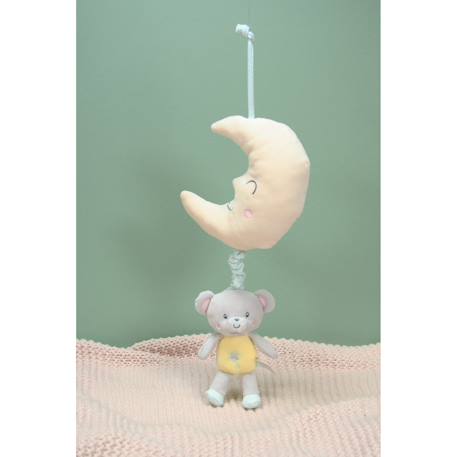 Boîte à musique les ptits féeriques souris - 32 cm Jaune 3 - vertbaudet enfant 