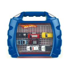 Jouet-Jeux d'imagination-Véhicules, garages, circuits et trains-Valisette de rangement hot wheels pour 30 voitures