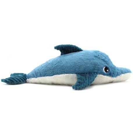 Peluche tofou le dauphin maman et bébé Bleu, noir, blanc 3 - vertbaudet enfant 