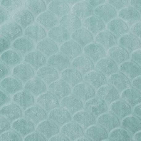 Couverture supersoft vert de gris (75 x 100 cm) Vert d'eau, blanc 2 - vertbaudet enfant 