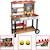 Cuisine d'été avec barbecue en bois Multicolore 3 - vertbaudet enfant 