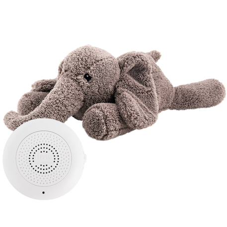 Peluche bruit blanc pour s'endormir - George l'éléphant Beige+Gris 8 - vertbaudet enfant 