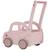 Chariot de marche voiture en bois rose Rose 5 - vertbaudet enfant 