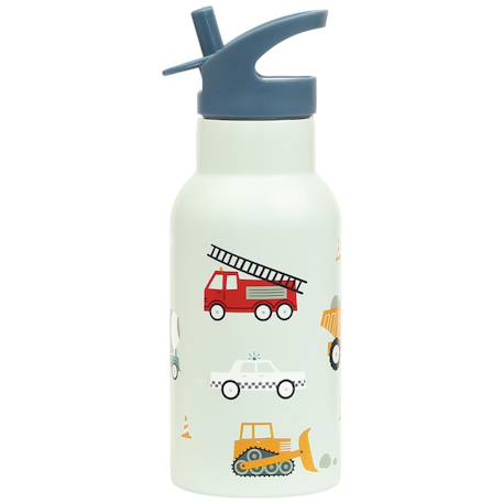 Gourde isotherme véhicules (350 ml) Bleu, jaune, blanc+Bleu, jaune, rouge+Jaune, noir, gris+Noir, rouge, bleu+Noir, vert, blanc+Rose, blanc, rouge+Rose, bleu, orange+Rose, vert+Violet, blanc, rose 5 - vertbaudet enfant 
