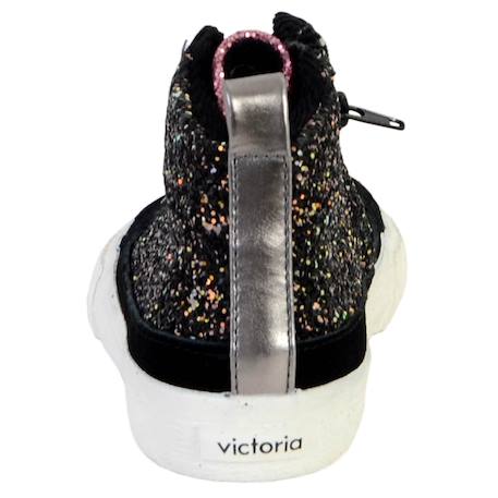 Baskets basses  à lacets  velours Negro 3 - vertbaudet enfant 