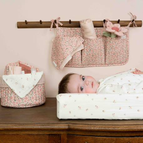 Housse pour matelas à langer fairy wonders (50 x 70 cm) Blanc, multicolore+Blanc, rose 4 - vertbaudet enfant 