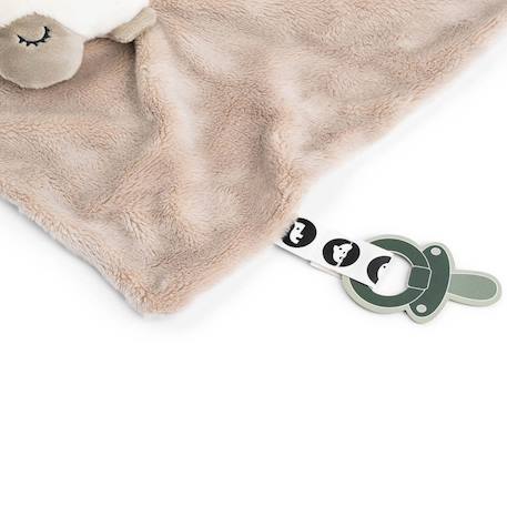 Doudou plat attache-sucette Sable 2 - vertbaudet enfant 