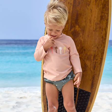 Maillot de bain couche palmiers olive fonc (19-24 mois) Olive foncé 4 - vertbaudet enfant 