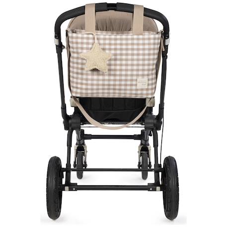 Sac à poussette crossbody caetana sand Beige+Vert 2 - vertbaudet enfant 