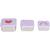 Lot de 3 boites gigognes en inox garden explorer Bleu, gris+Lilas, rouge+Vert 5 - vertbaudet enfant 