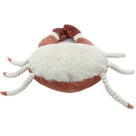 Peluche cassecou le crabe et son bébé terracotta (39 cm) Orange, blanc, noir 5 - vertbaudet enfant 