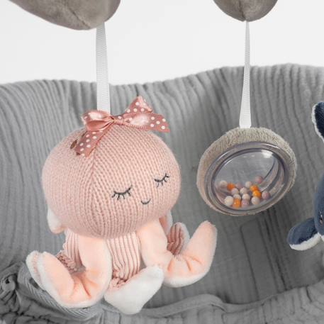 Spirale d'activités lola et nico Gris, rose, bleu 3 - vertbaudet enfant 