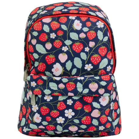 Petit sac à dos fraises Noir, rouge, bleu 2 - vertbaudet enfant 