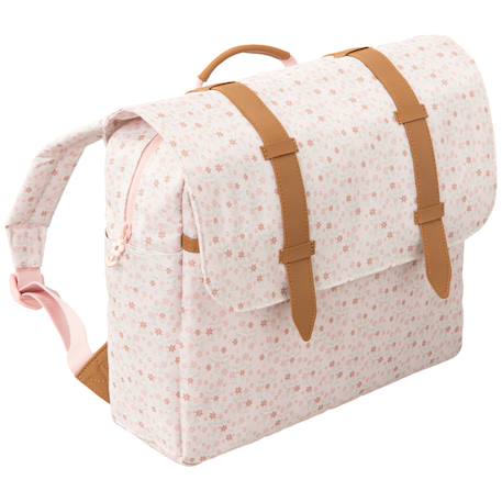 Cartable a4 maternelle garden flowers Rose, vert d'eau, blanc 3 - vertbaudet enfant 