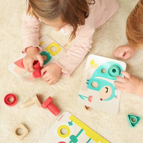 Eco activité écrous et boulons VIOLET 4 - vertbaudet enfant 