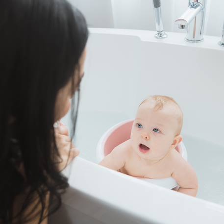 Siège de bain Rose clair, blanc 4 - vertbaudet enfant 