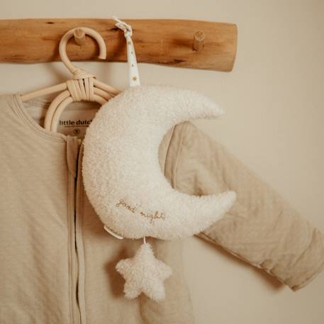 Peluche musicale à suspendre lune et étoile newborn Blanc 4 - vertbaudet enfant 