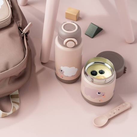 Boîte repas isotherme tiny farm rose (300 ml) Rose 4 - vertbaudet enfant 